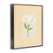 Stupell Industries Yellow Stripe Daisy Framed Giclee, design by Lisa Wehmeyer